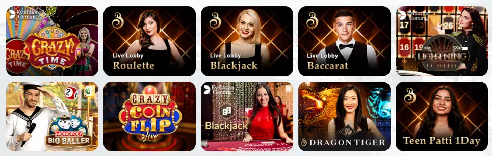 Jeux de casino en direct DIAMONDS REELS CASINO