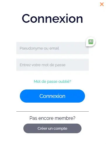 Connexion des membres du Diamonds Reels Casino